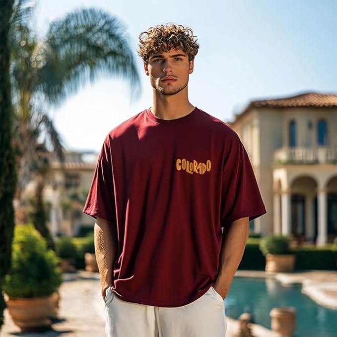 Nobero Men's Oversized Graphic T-Shirt for Men - Image 4