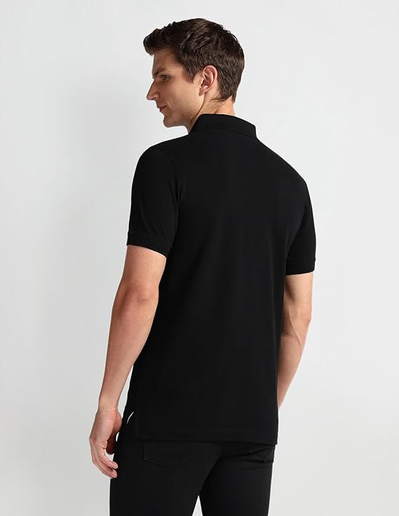 U.S. Polo ASSN. Printed Polo T Shirts for Men - 100% Cotton, Half Sleeve Mens Tshirt - Image 4